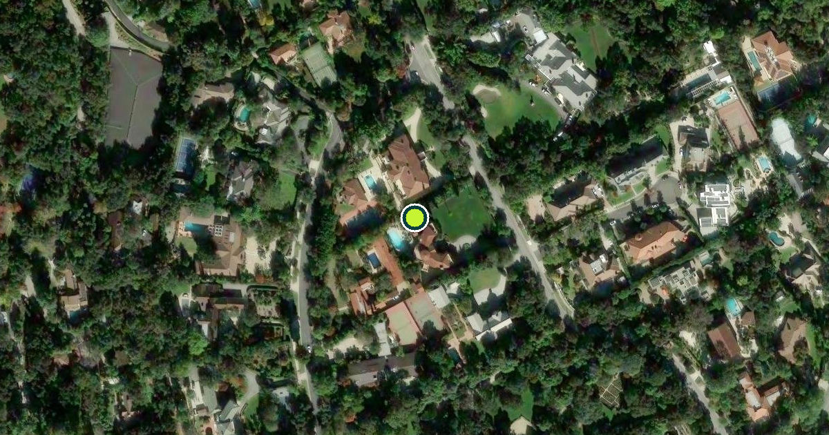 Satellite view of San Marino Pickleball Courts