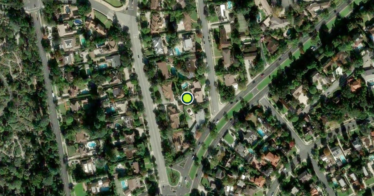 Satellite view of San Marino Pickleball Courts
