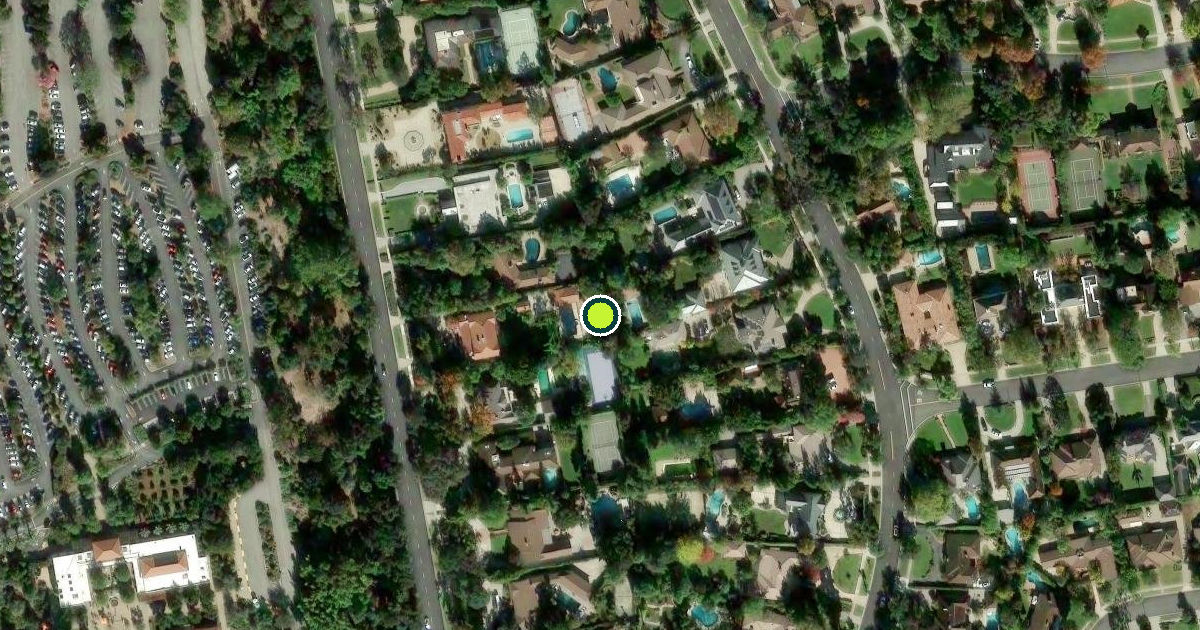 Satellite view of San Marino Pickleball Courts