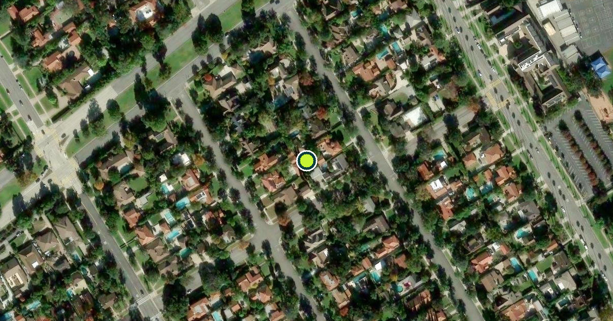 Satellite view of San Marino Pickleball Courts