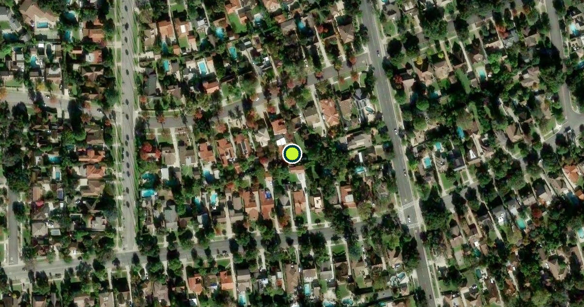 Satellite view of San Marino Pickleball Courts