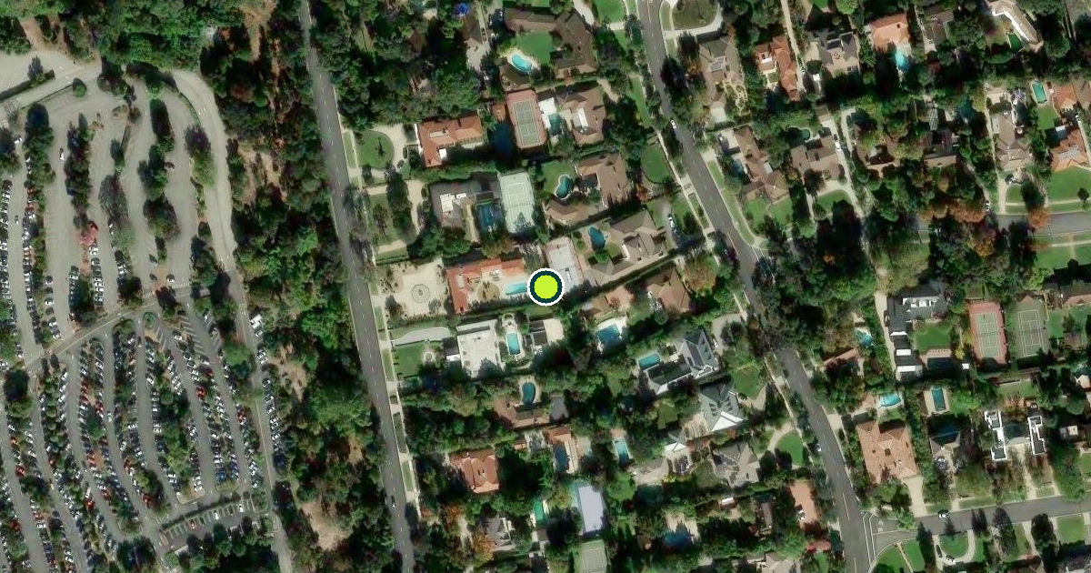 Satellite view of San Marino Pickleball Courts