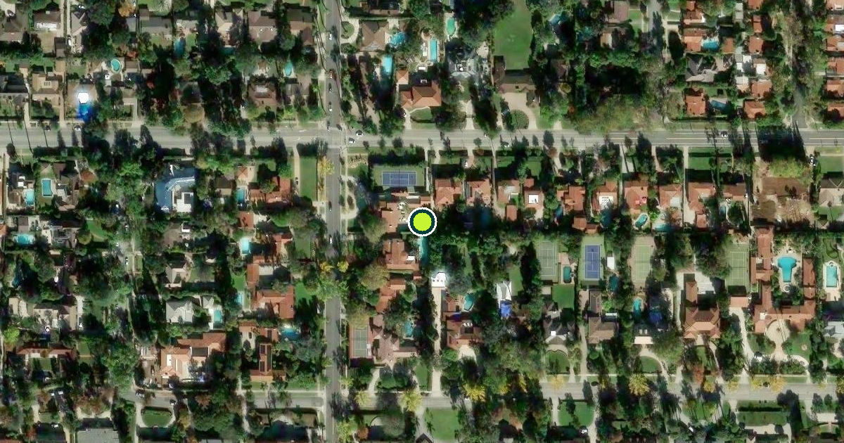 Satellite view of San Marino Pickleball Courts