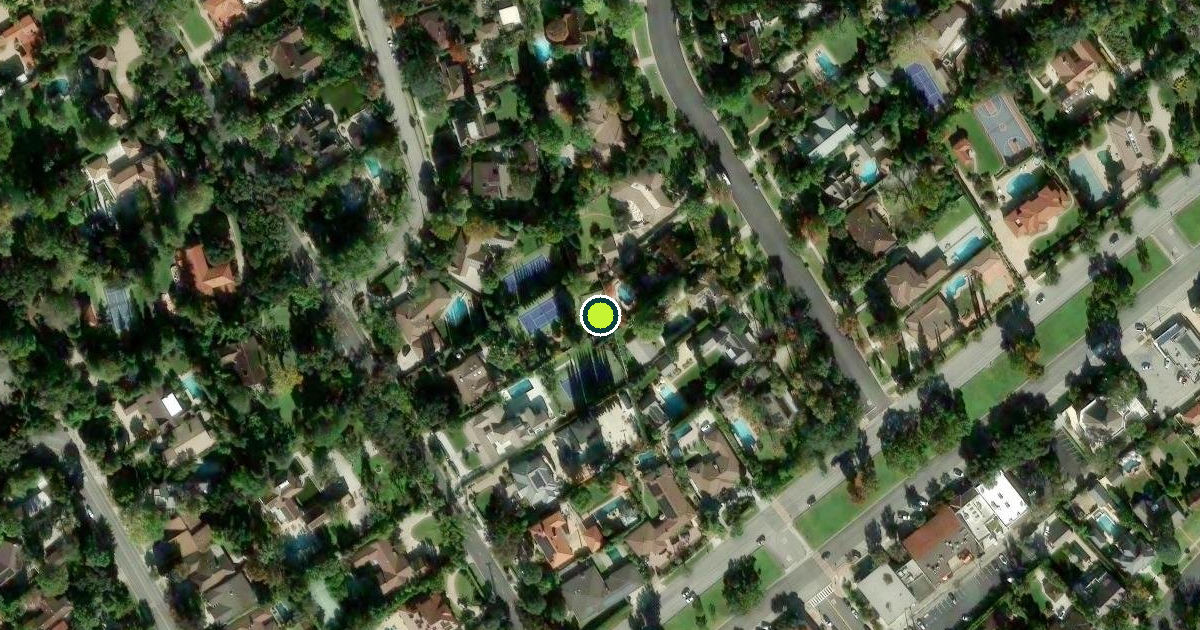 Satellite view of San Marino Pickleball Courts