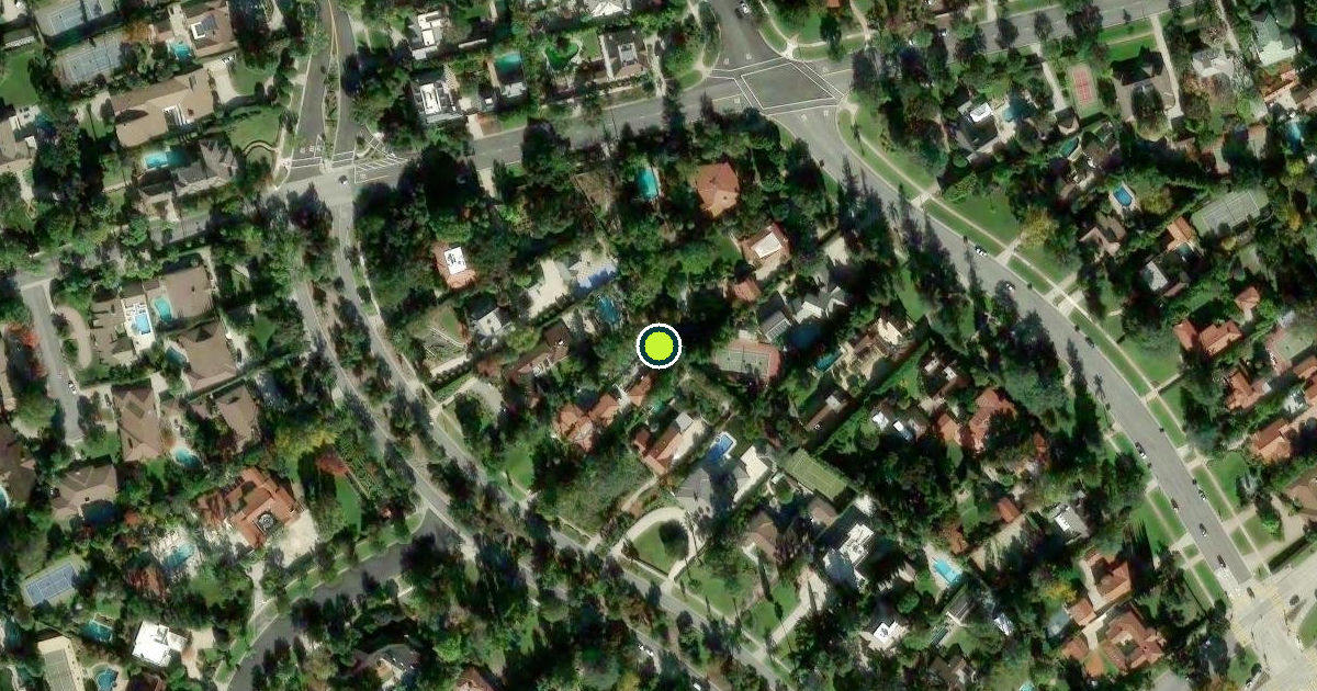 Satellite view of San Marino Pickleball Courts