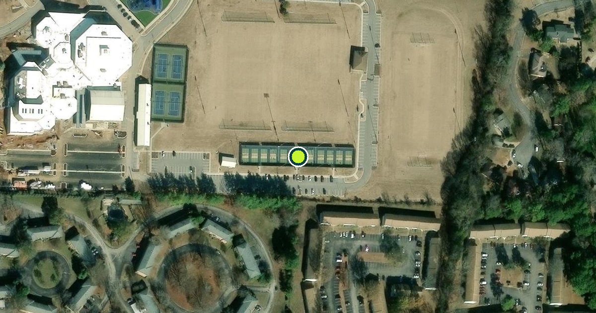 Satellite view of Sandra Moon Community Complex Pickleball Courts