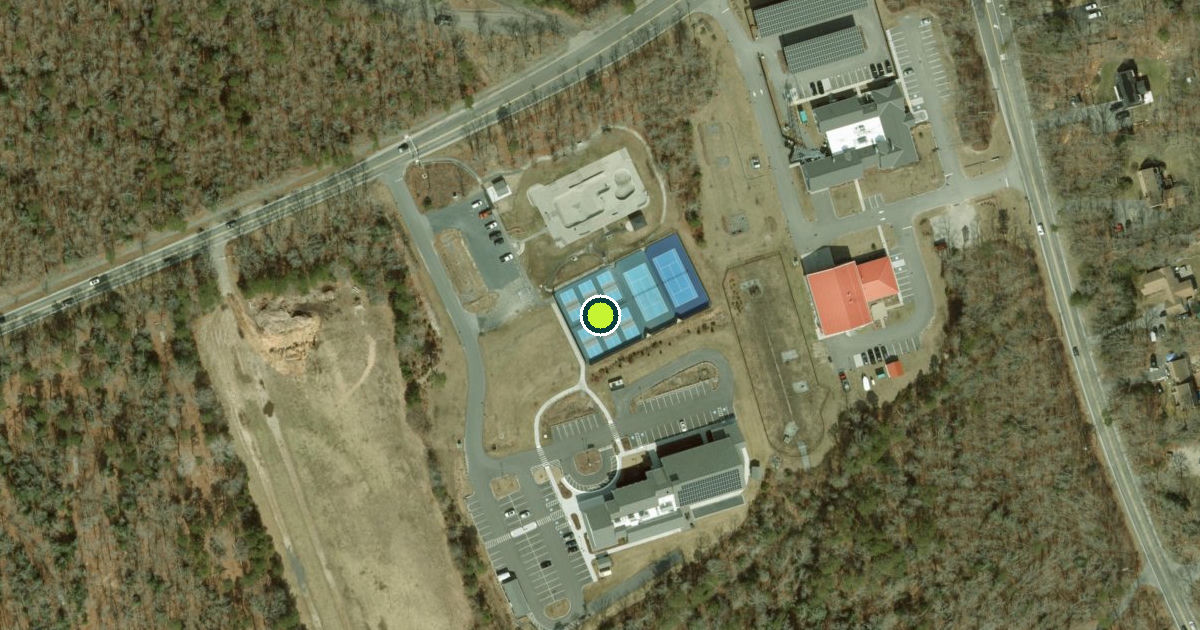 Satellite view of Sandwich Pickleball Courts