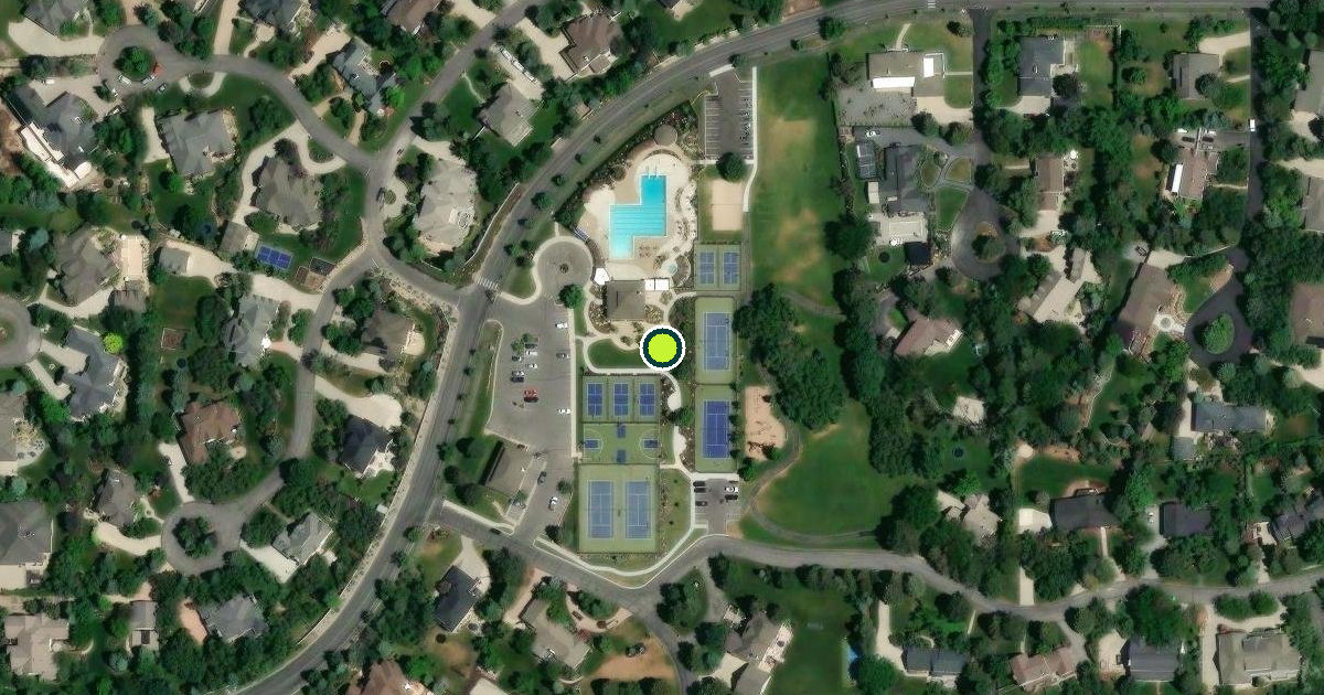 Satellite view of Sandy Pickleball Courts