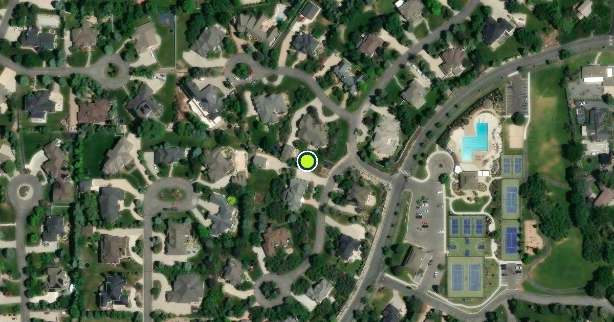 Satellite view of Sandy Pickleball Courts