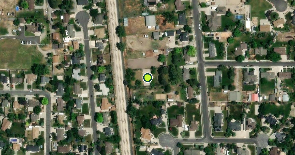 Satellite view of Sandy Pickleball Courts