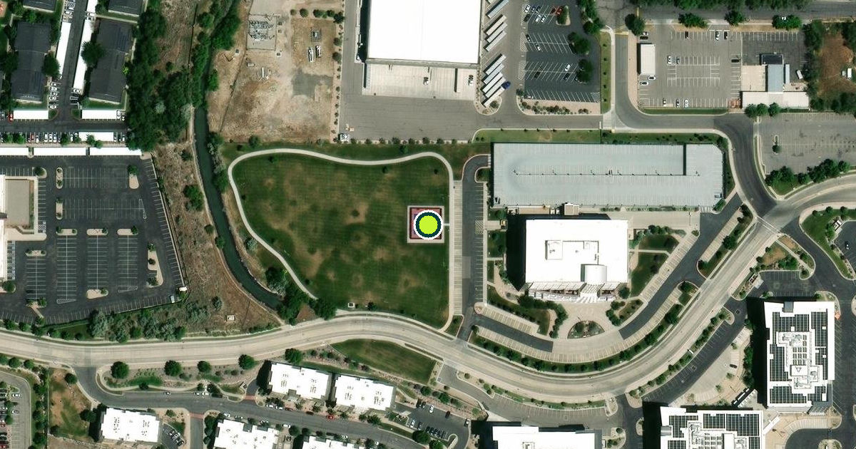 Satellite view of Sandy Pickleball Courts