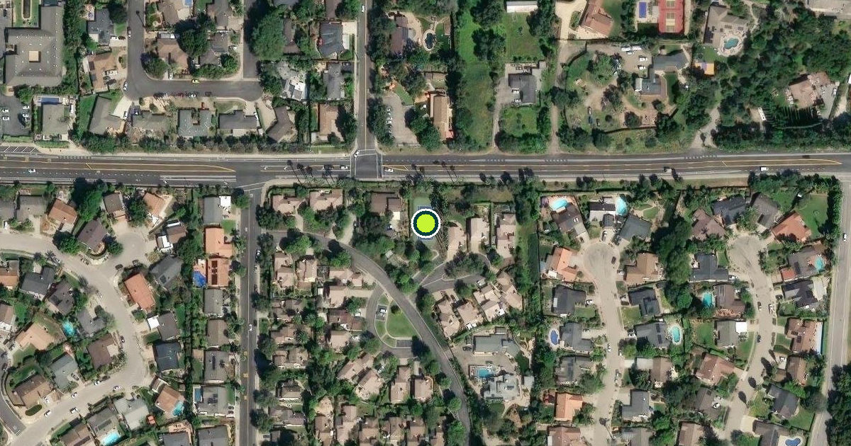 Satellite view of Santa Barbara County Pickleball Courts