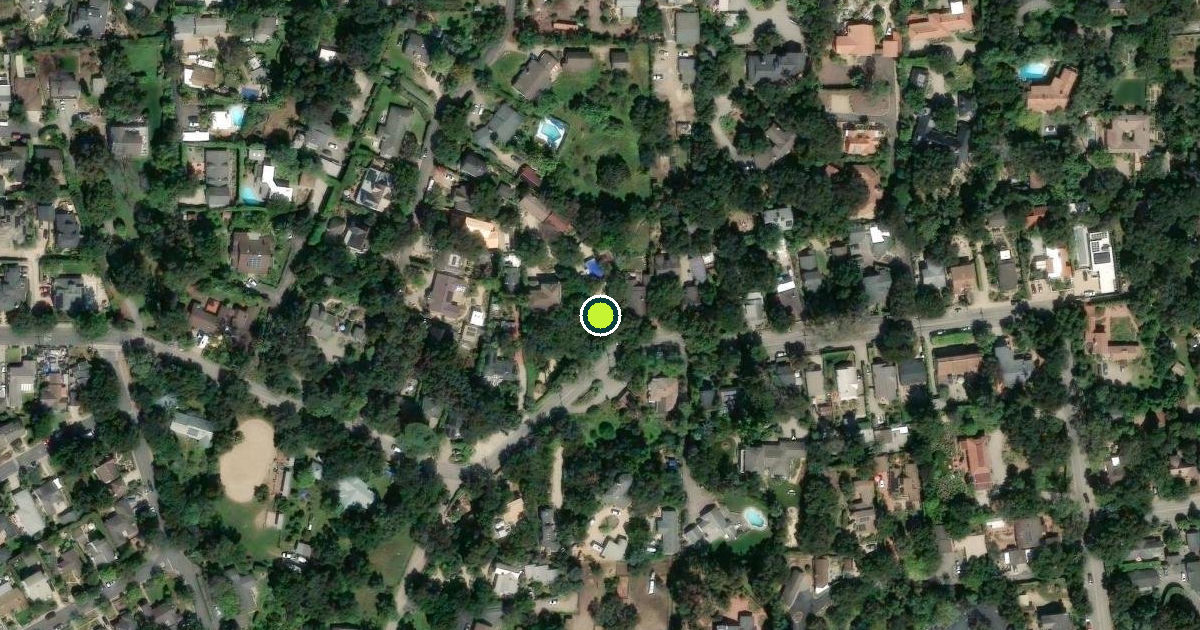 Satellite view of Santa Barbara County Pickleball Courts