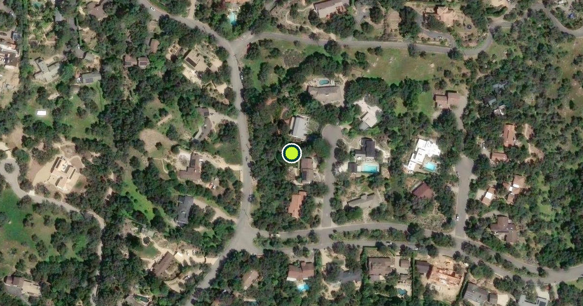 Satellite view of Santa Barbara Pickleball Courts
