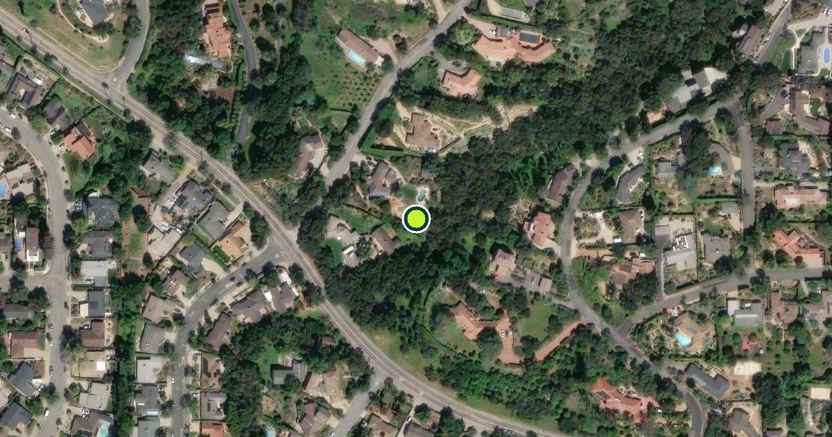 Satellite view of Santa Barbara Pickleball Courts