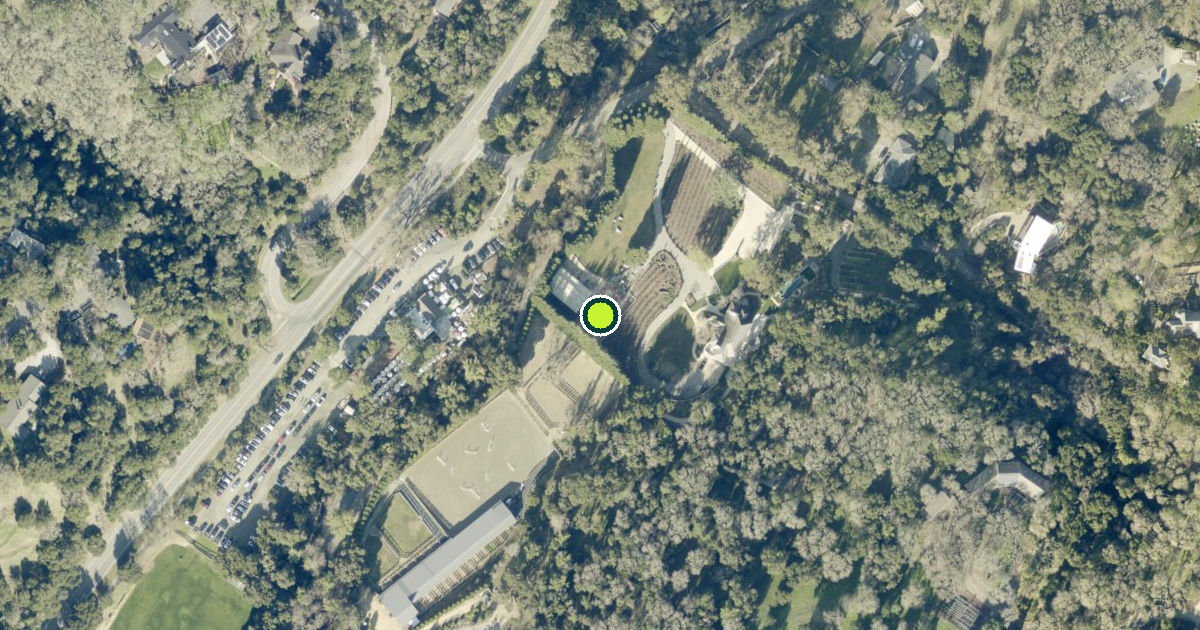 Satellite view of Santa Clara County Pickleball Courts