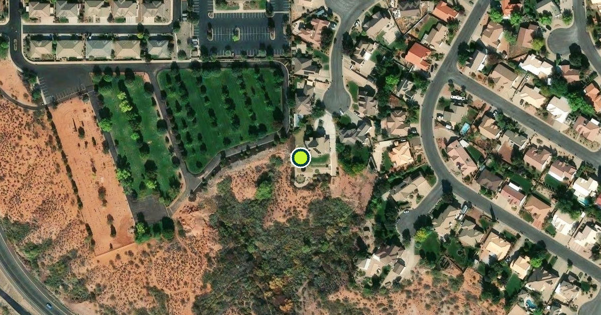 Satellite view of Santa Clara Pickleball Courts