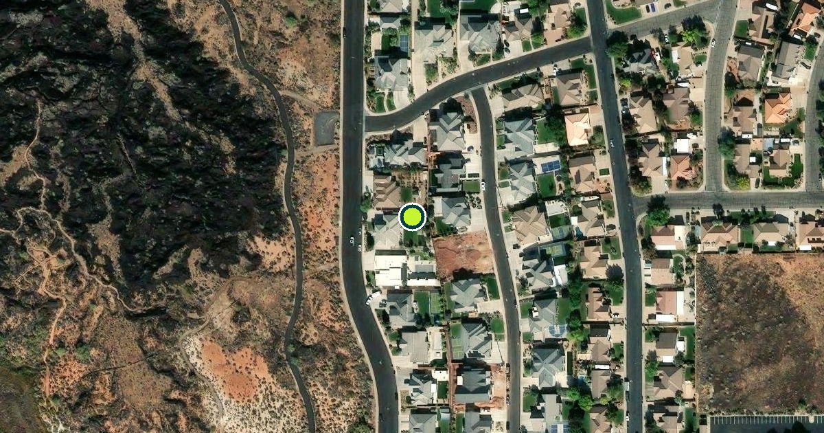 Satellite view of Santa Clara Pickleball Courts