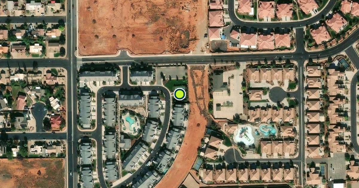 Satellite view of Santa Clara Pickleball Courts