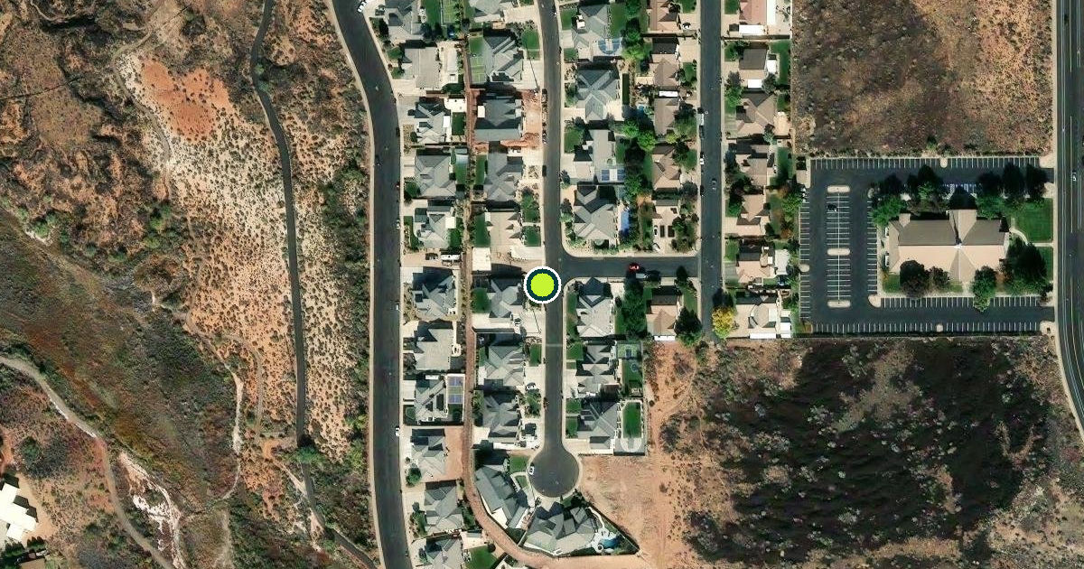 Satellite view of Santa Clara Pickleball Courts