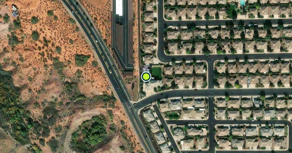 Satellite view of Santa Clara Pickleball Courts