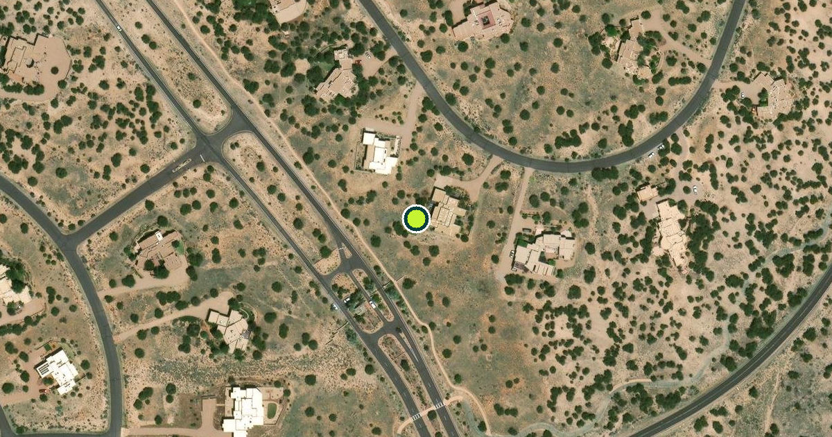 Satellite view of Santa Fe County Pickleball Courts