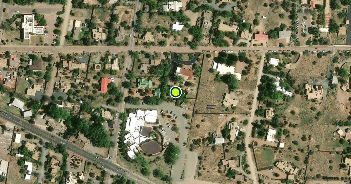 Satellite view of Santa Fe Pickleball Courts