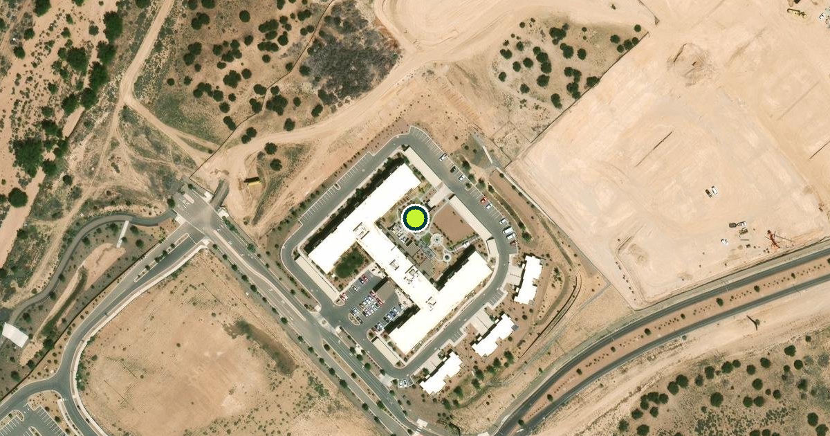 Satellite view of Santa Fe Pickleball Courts