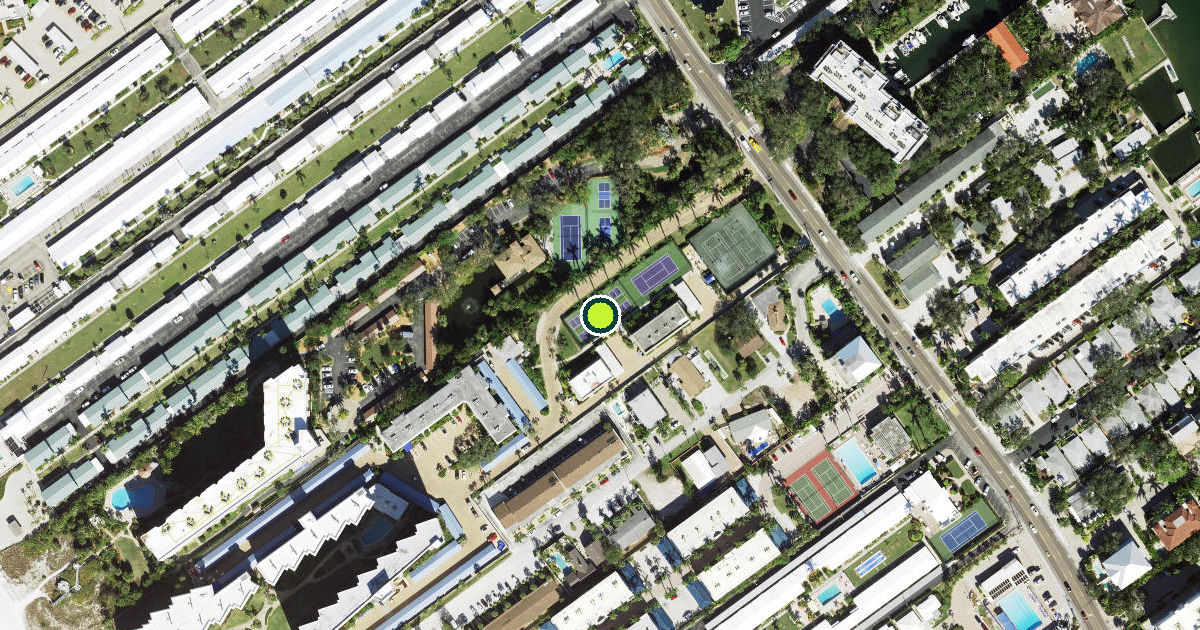 Satellite view of Sarasota County Pickleball Courts