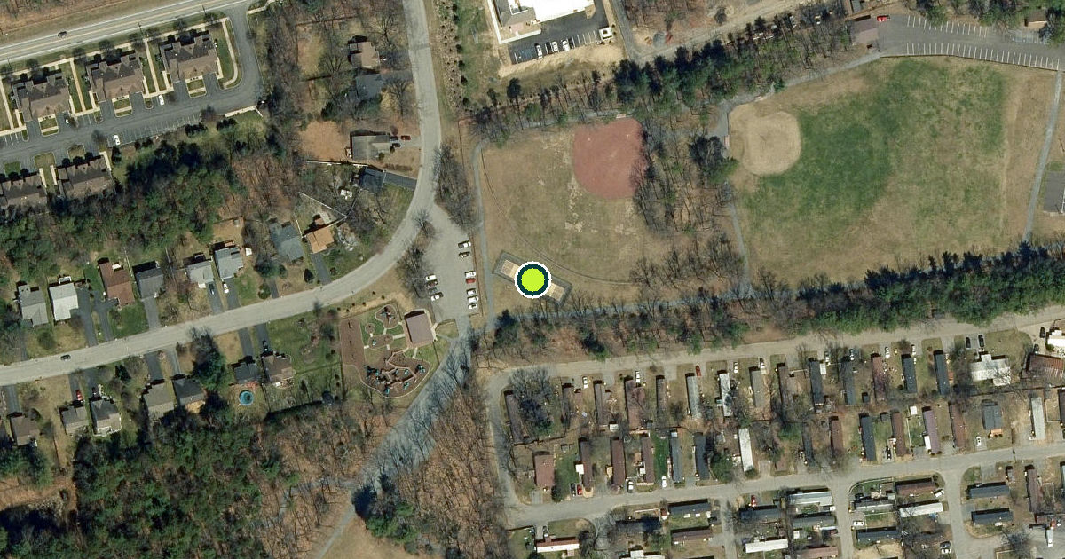 Satellite view of Saratoga County Pickleball Courts
