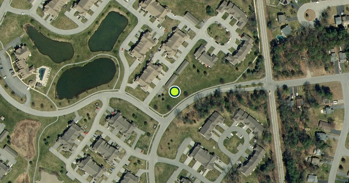 Satellite view of Saratoga County Pickleball Courts