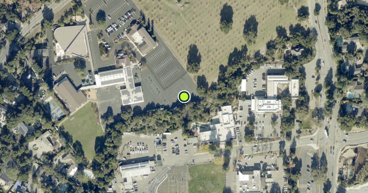 Satellite view of Saratoga Pickleball Courts