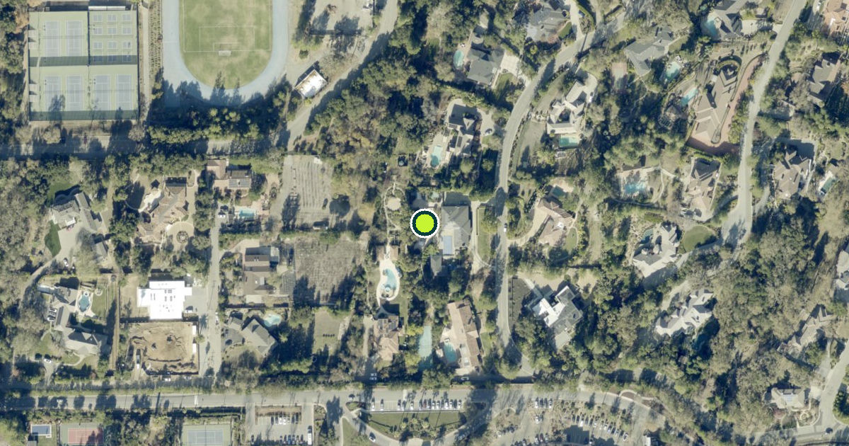 Satellite view of Saratoga Pickleball Courts