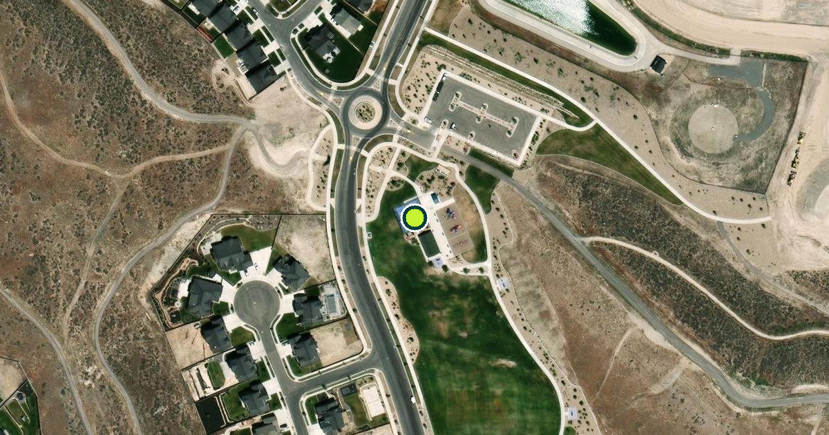 Satellite view of Saratoga Springs Pickleball Courts