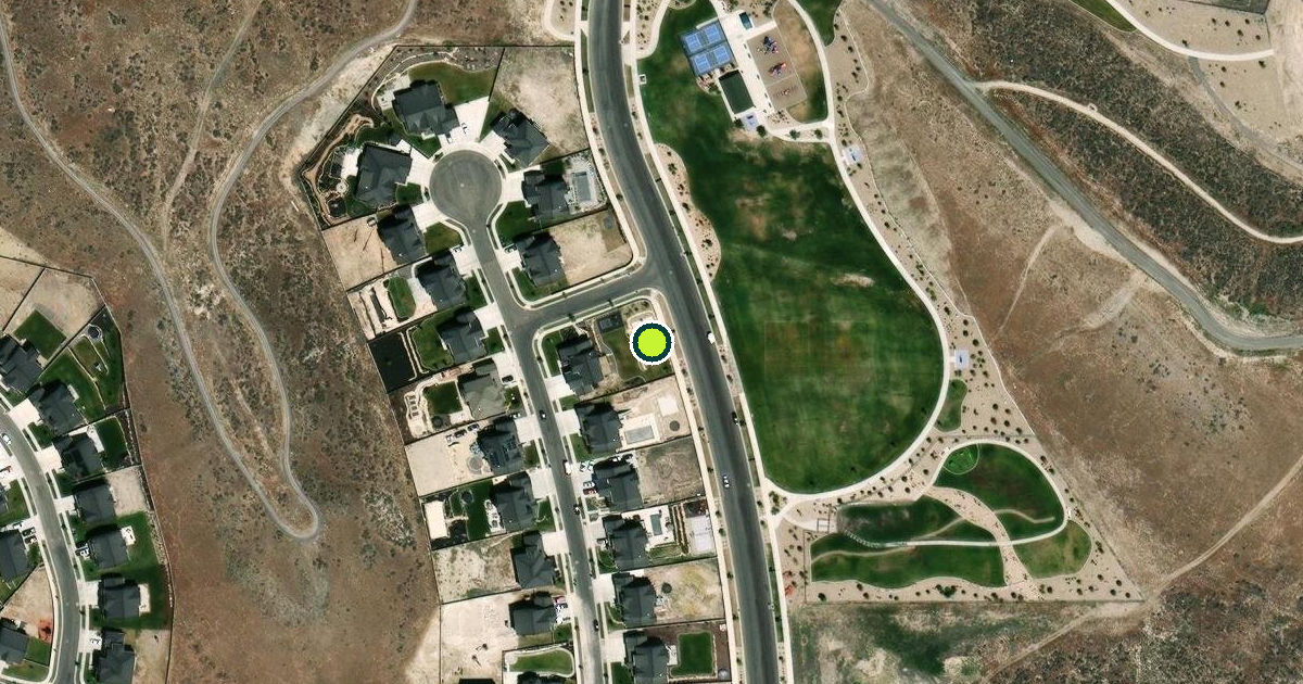 Satellite view of Saratoga Springs Pickleball Courts