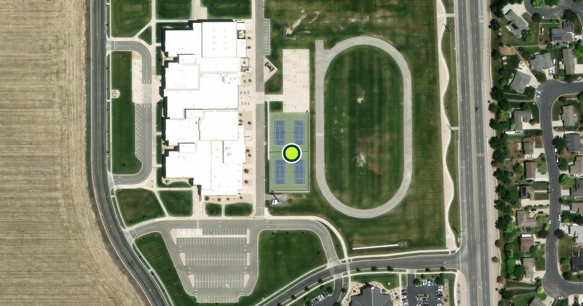 Satellite view of Saratoga Springs Pickleball Courts