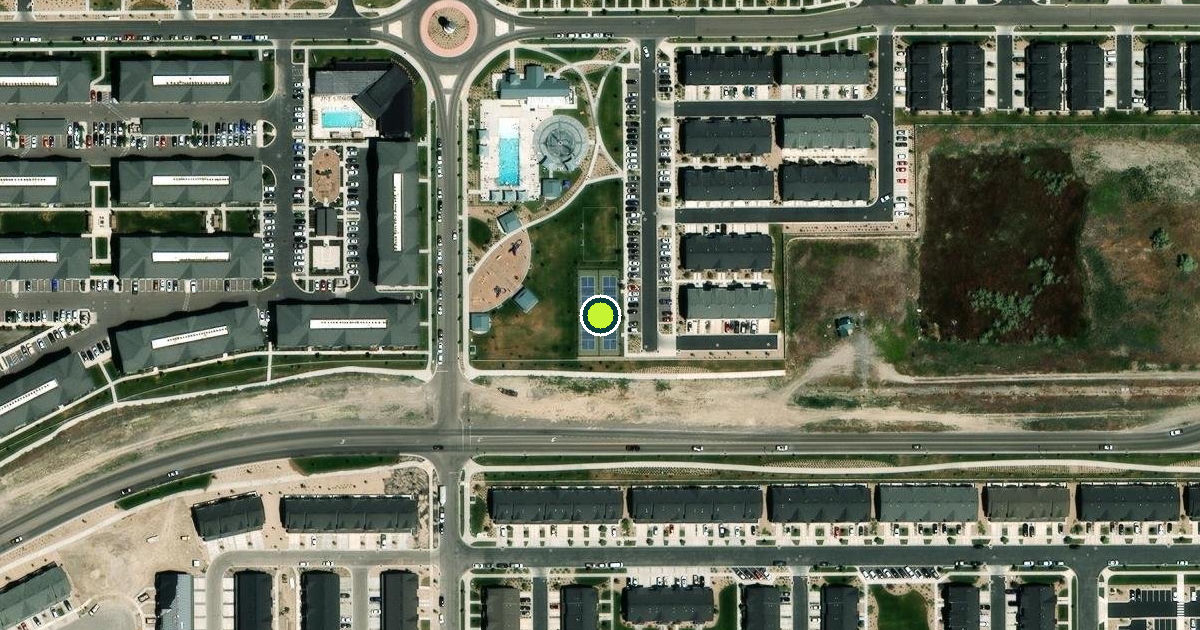 Satellite view of Saratoga Springs Pickleball Courts