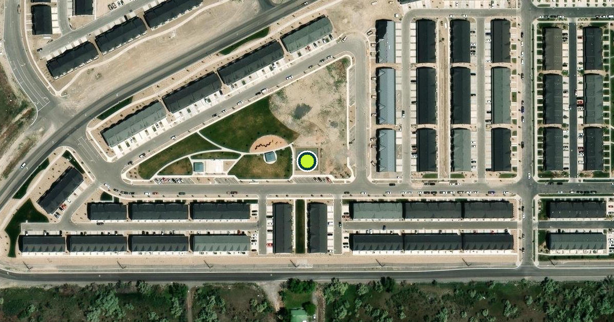 Satellite view of Saratoga Springs Pickleball Courts