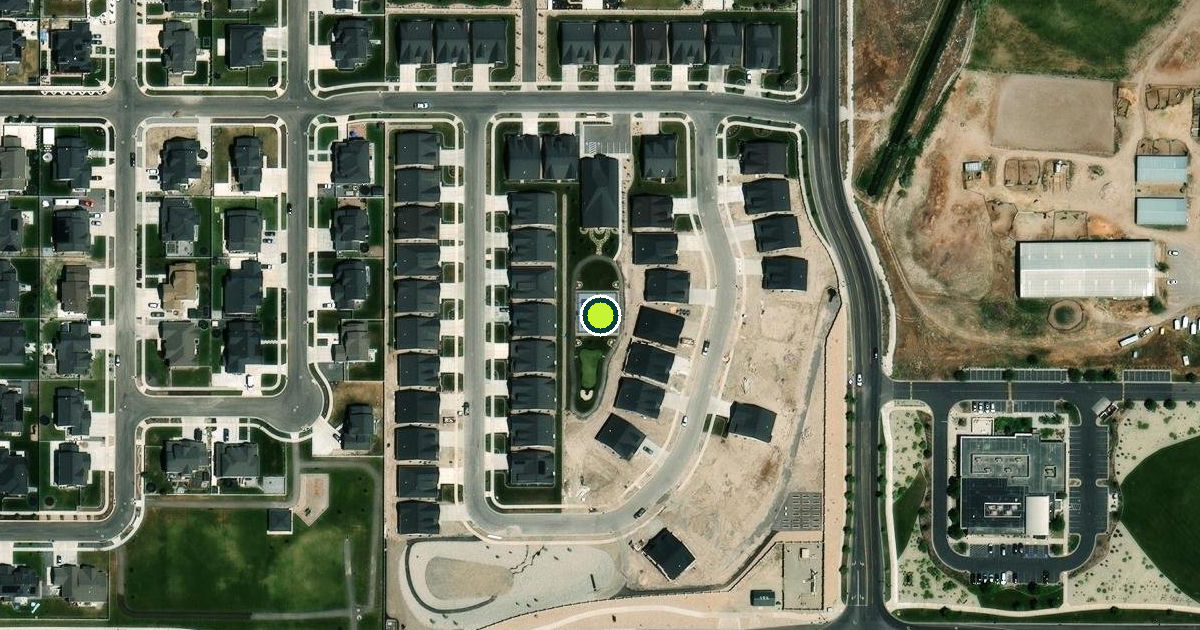 Satellite view of Saratoga Springs Pickleball Courts