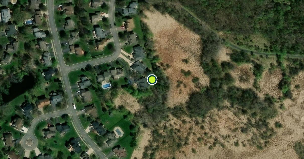 Satellite view of Savage Pickleball Courts