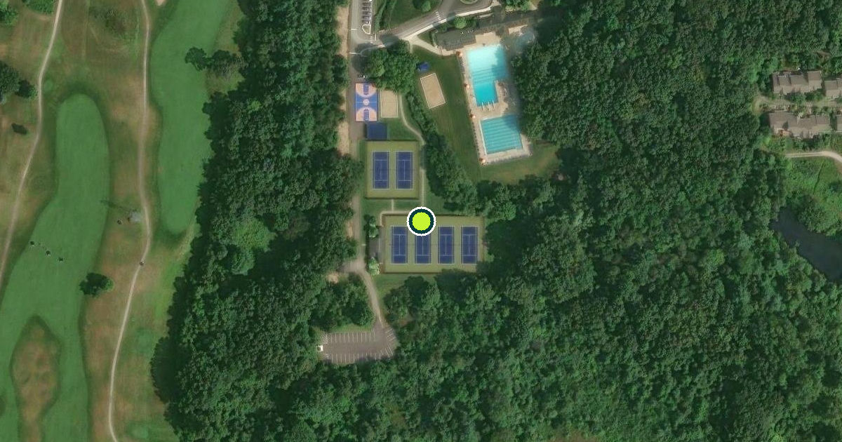 Satellite view of Scio Township Pickleball Courts