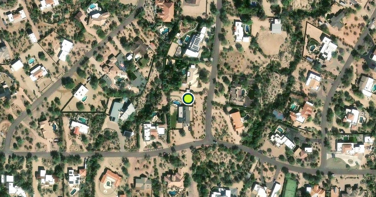 Satellite view of Scottsdale Pickleball Courts