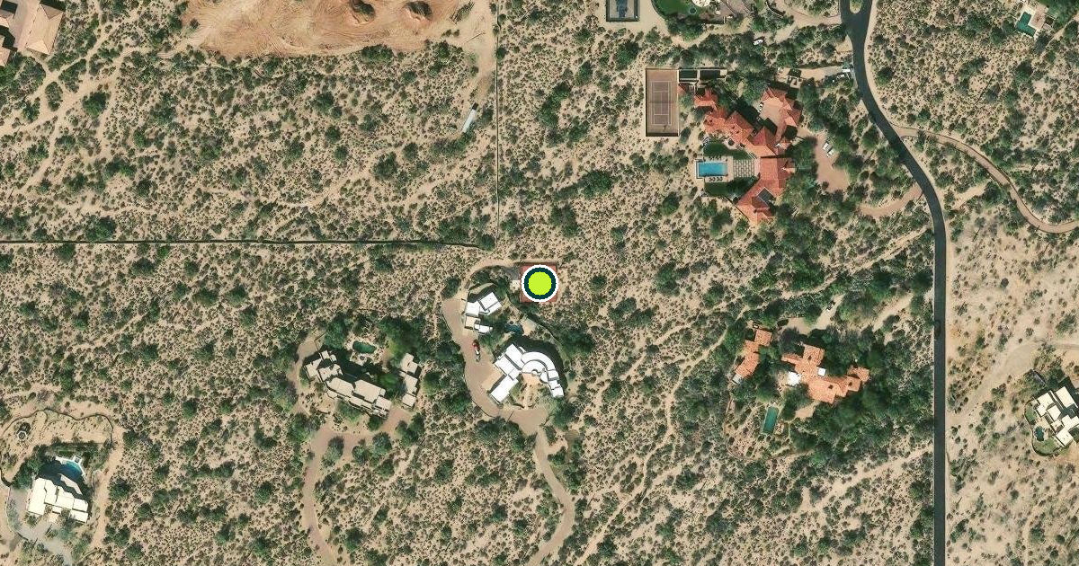 Satellite view of Scottsdale Pickleball Courts