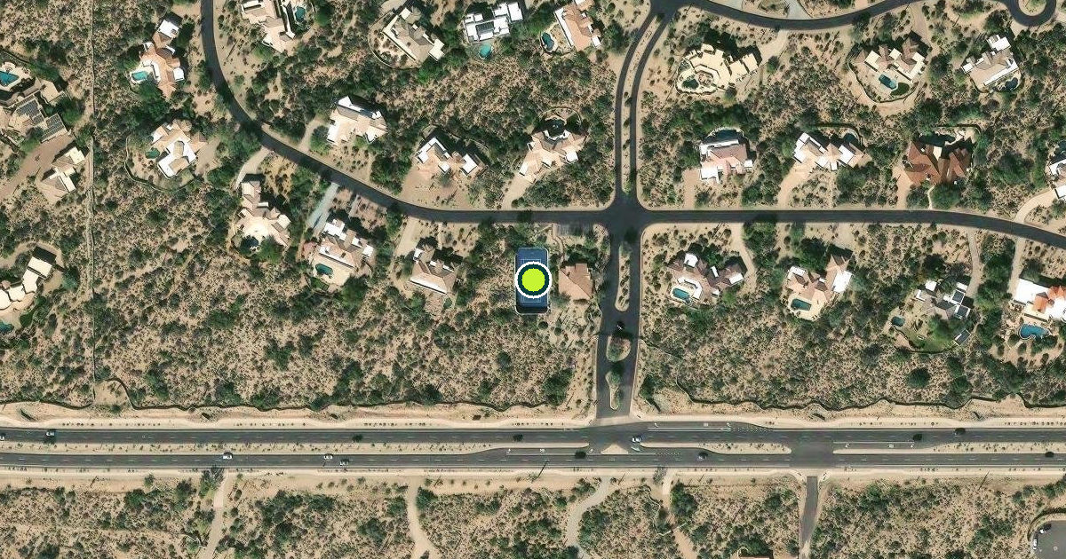 Satellite view of Scottsdale Pickleball Courts