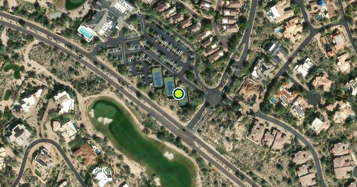 Satellite view of Scottsdale Pickleball Courts