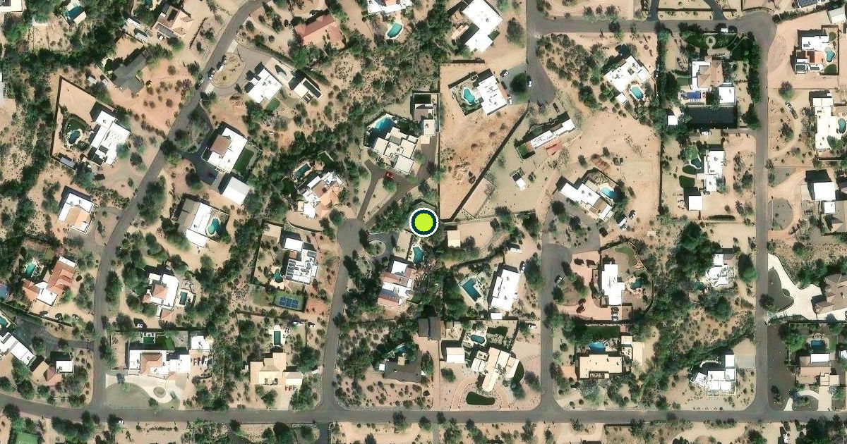 Satellite view of Scottsdale Pickleball Courts