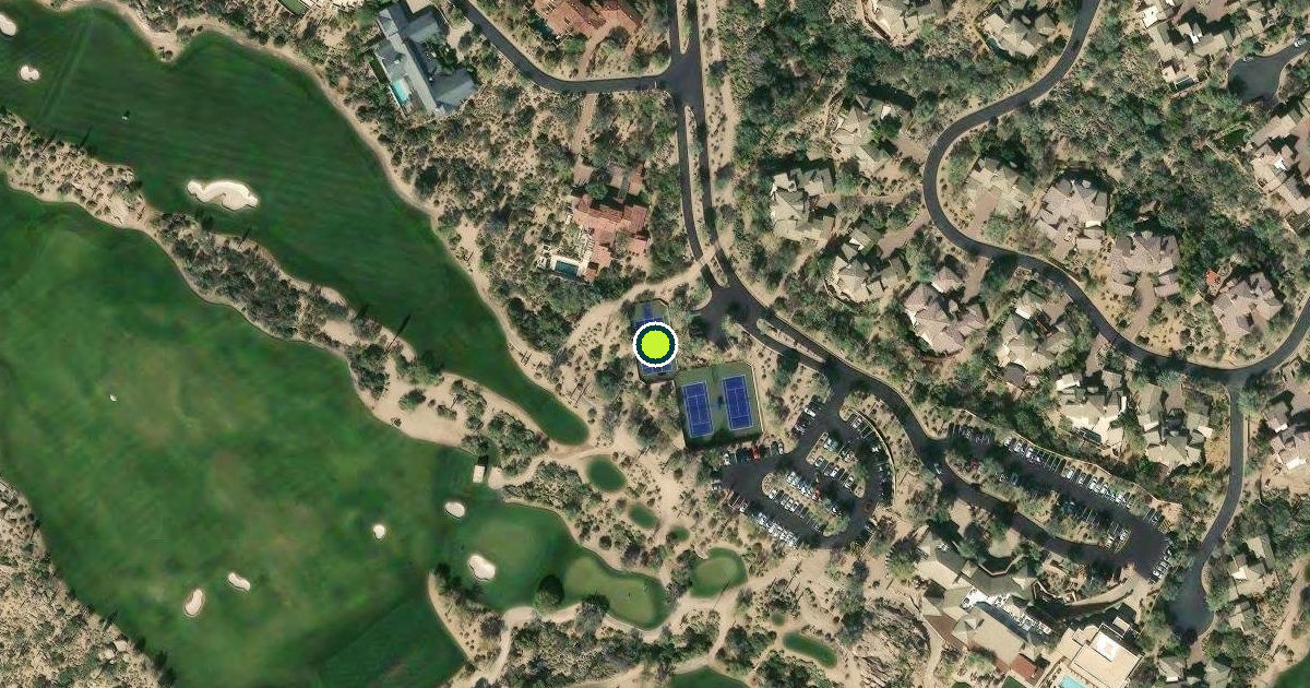Satellite view of Scottsdale Pickleball Courts