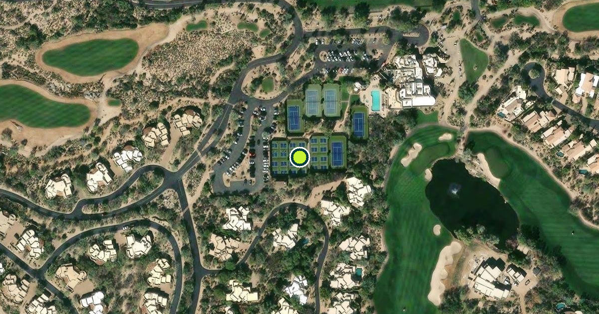 Satellite view of Scottsdale Pickleball Courts