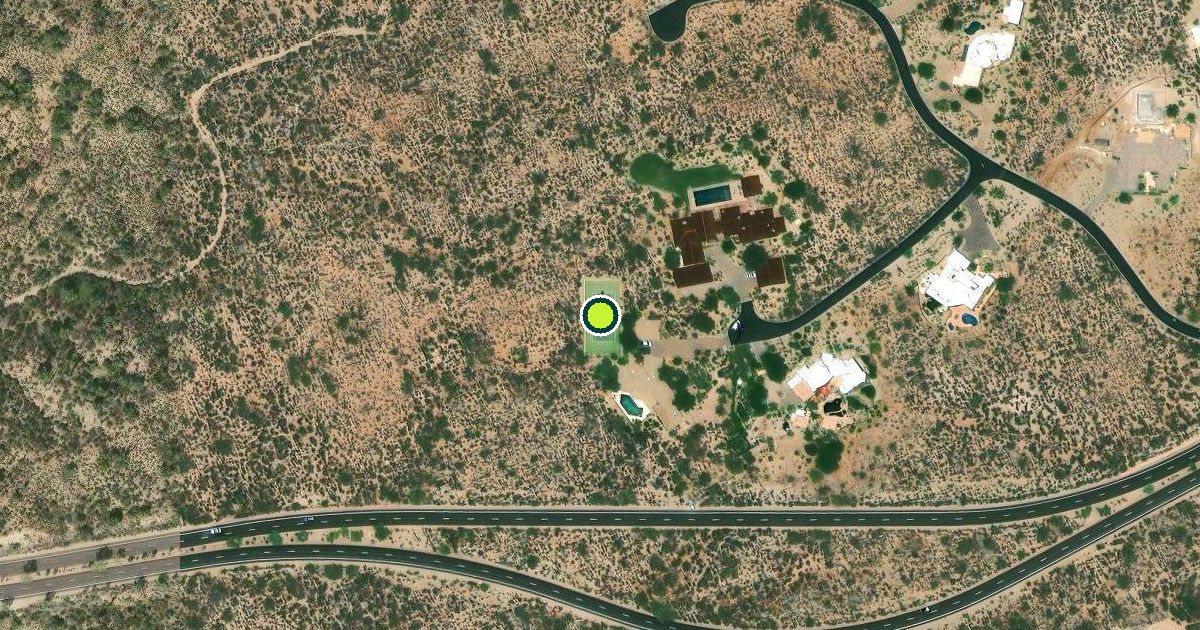 Satellite view of Scottsdale Pickleball Courts