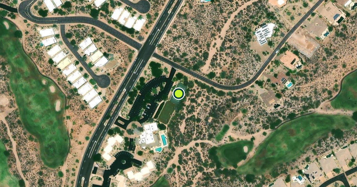 Satellite view of Scottsdale Pickleball Courts
